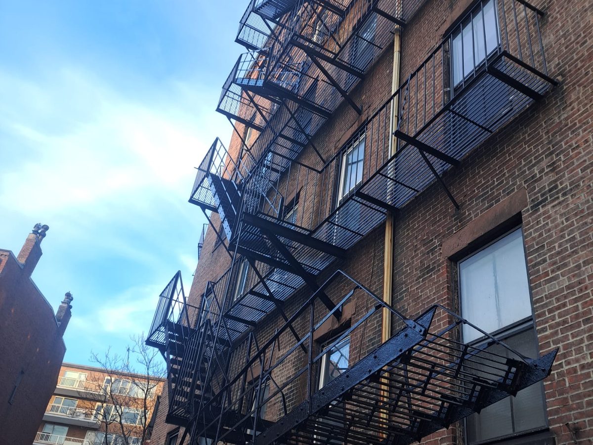 Fire Escape project by EMetal Welding 1