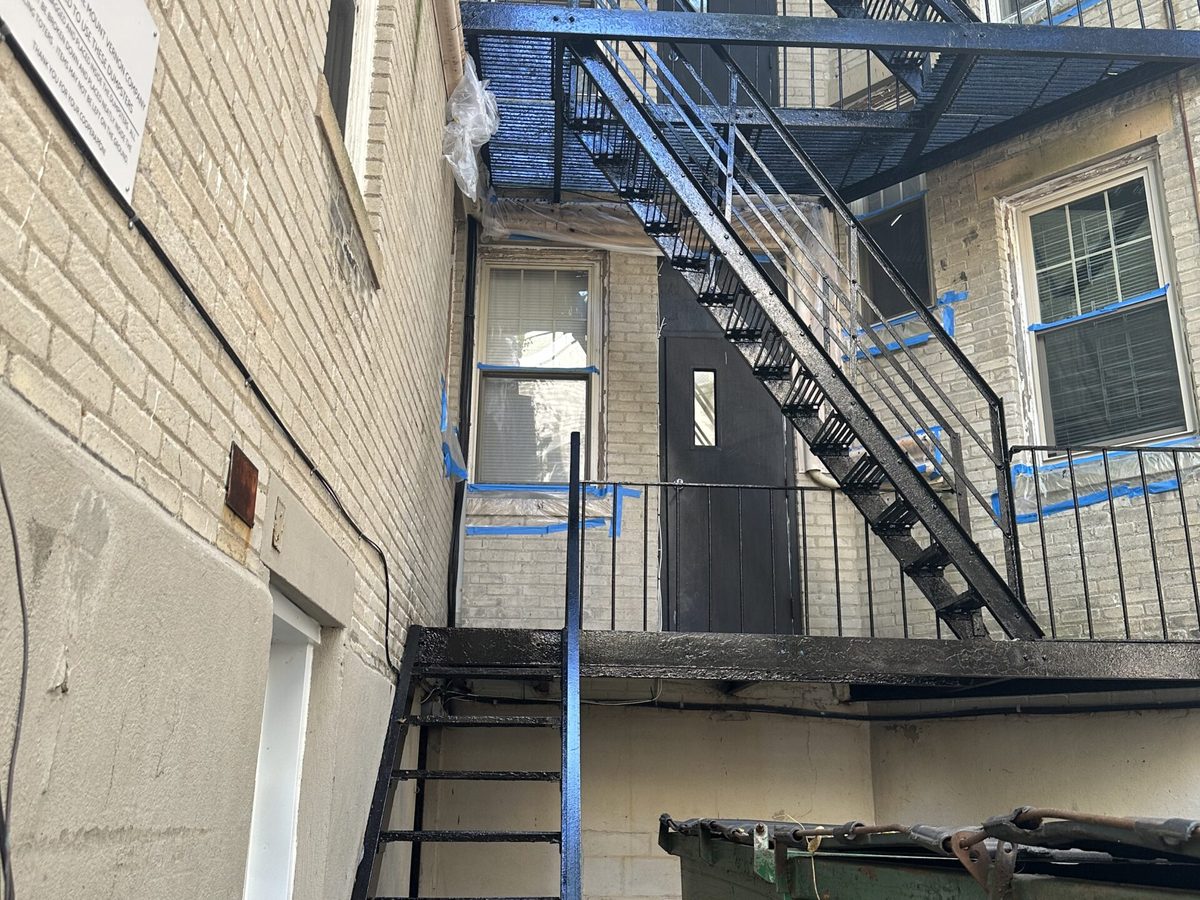 Fire Escape project by EMetal Welding 4