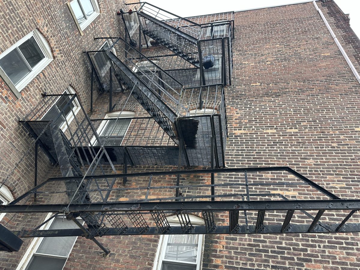 Fire Escape project by EMetal Welding 6