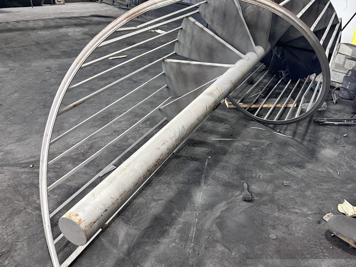 Spiral Staircase project by EMetal Welding 4