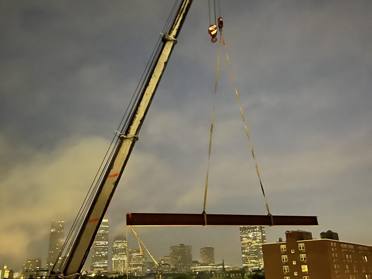 Structural steel fabrication by EMetal Welding